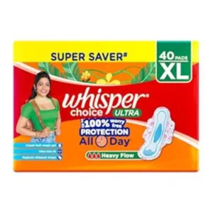 Whisper Choice Sanitary Pads with Wings for Women